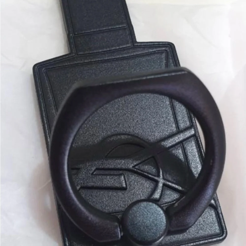 Yves Saint Laurent Black Phone Ring Grip Case Accessory